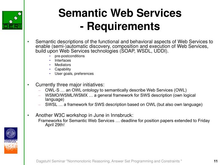 Semantic web services thesis
