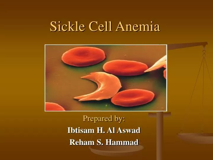 powerpoint presentation on sickle cell disease