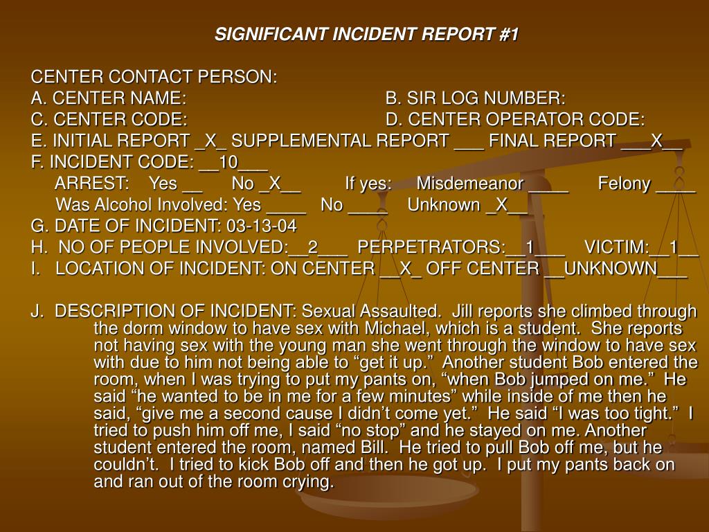 PPT Significant Incident Reporting PowerPoint Presentation Free ppt-significant-incident-reporting-powerpoint-presentation-free