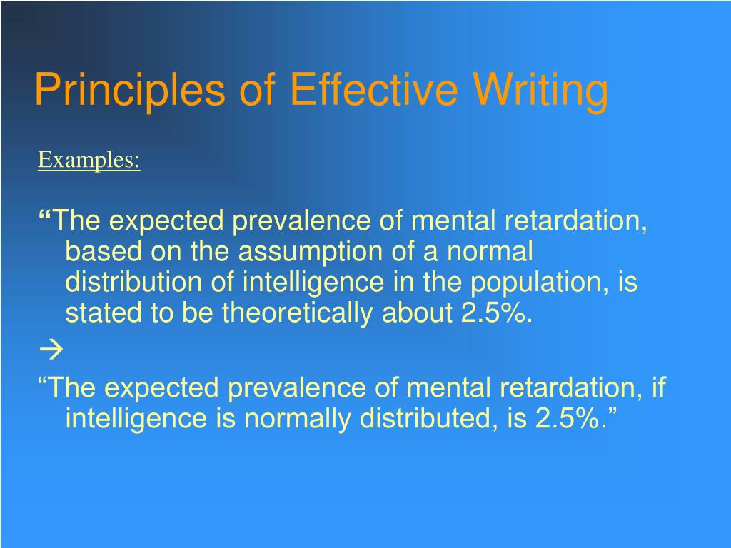 effective writing examples