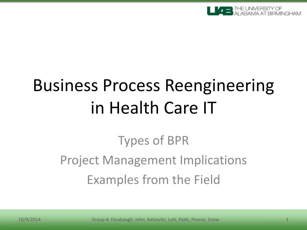 business process reengineering examples