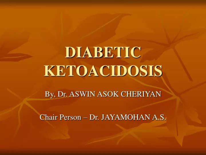 powerpoint presentation on diabetic ketoacidosis
