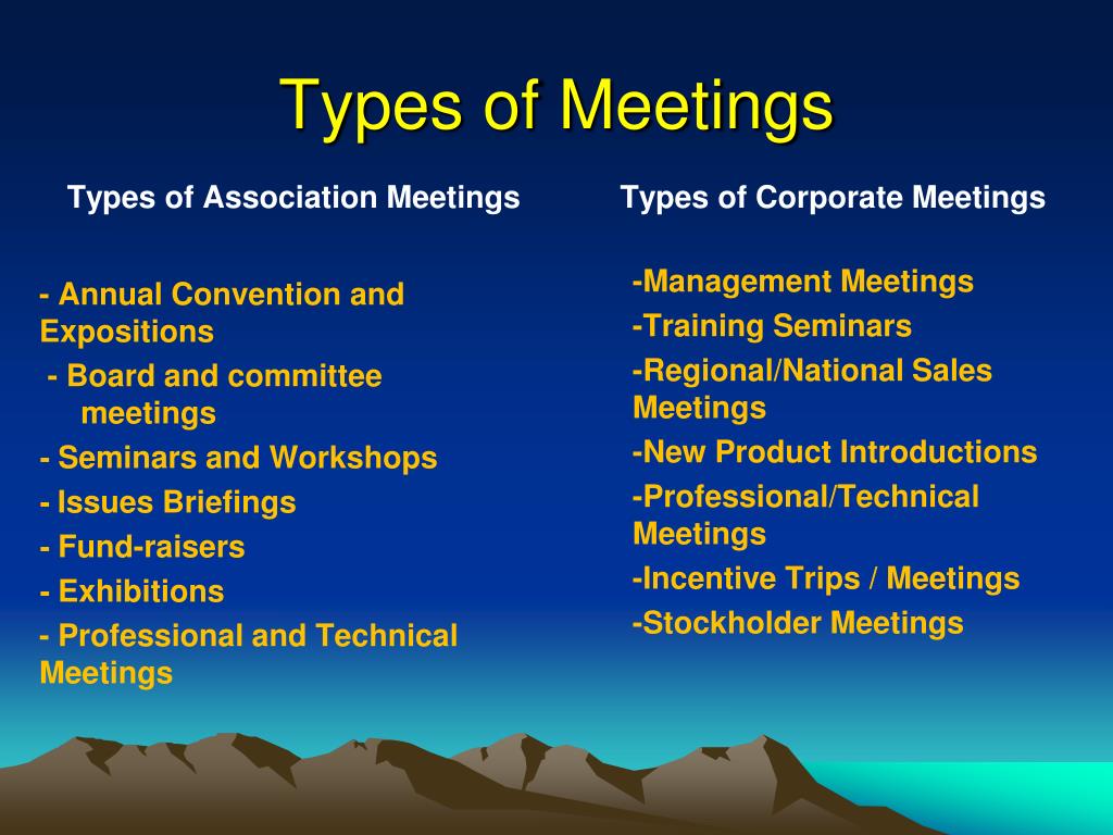 types of conference presentation