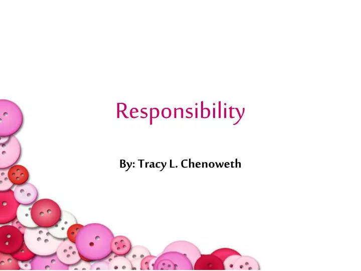 responsibility n.