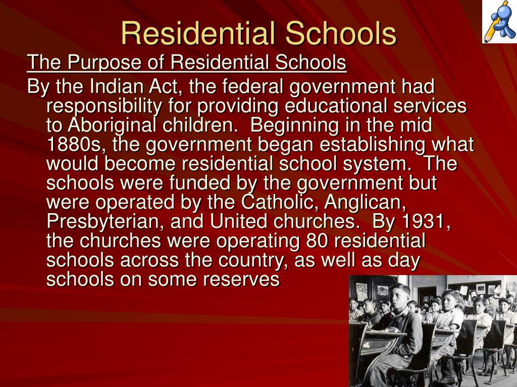 residential school presentation meaning