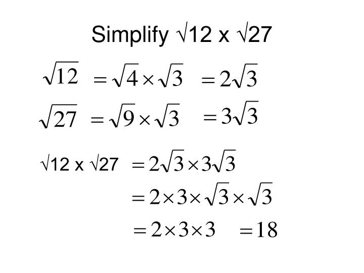 PPT - Simplifying Surds PowerPoint Presentation - ID:5340150