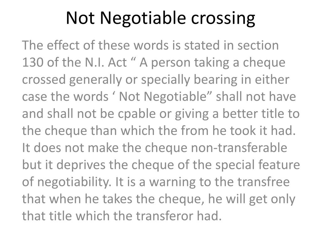 PPT Negotiable Instruments PowerPoint Presentation, free download