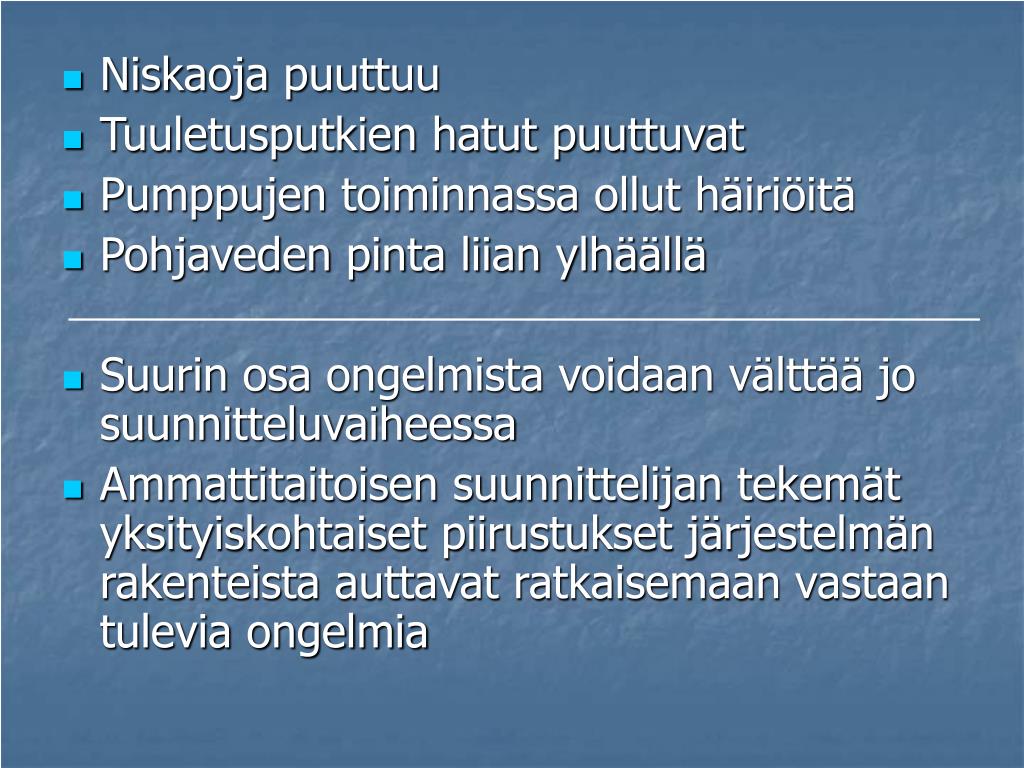 PPT Haja asutuksen Vesihuollon Perusteet PowerPoint Presentation 