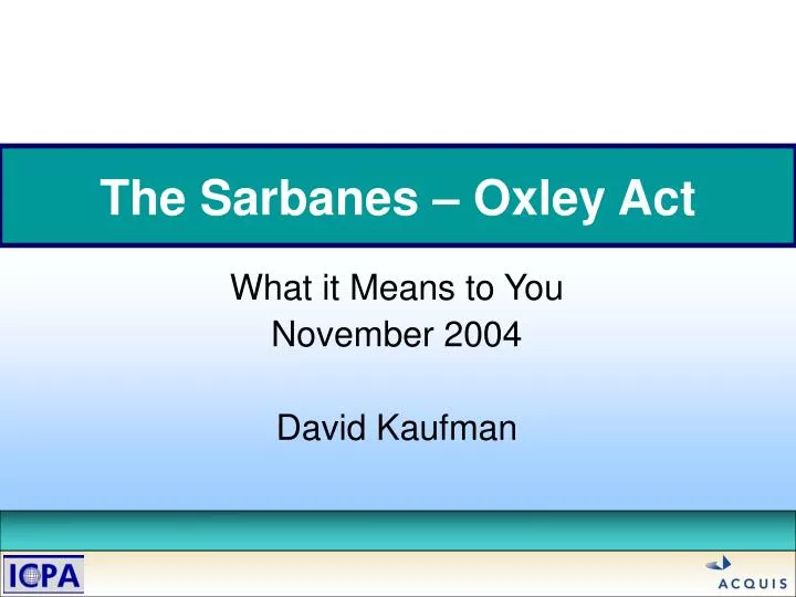 the burden of the sarbanes oxley the burden of the sarbanes oxley