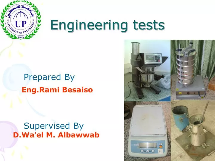 PPT - Engineering tests PowerPoint Presentation, free download - ID:5342843