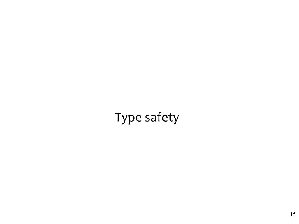 PPT - Lecture 17 Static Types type safety, static vs dynamic checks ...