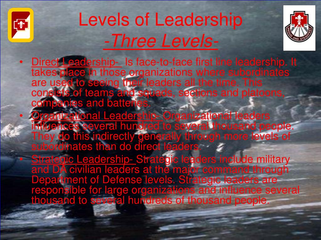 army levels of leadership essay