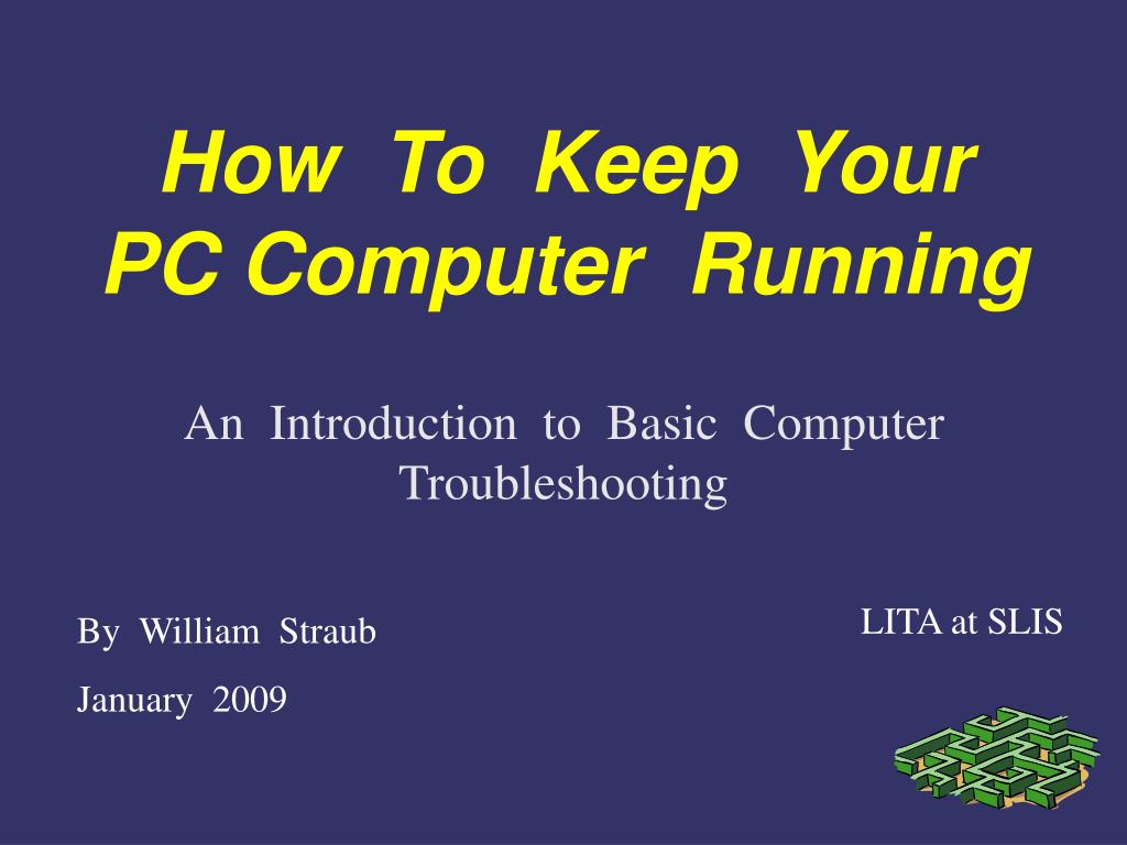 pc troubleshooting introduction