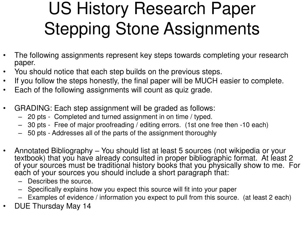 us history research paper assignment