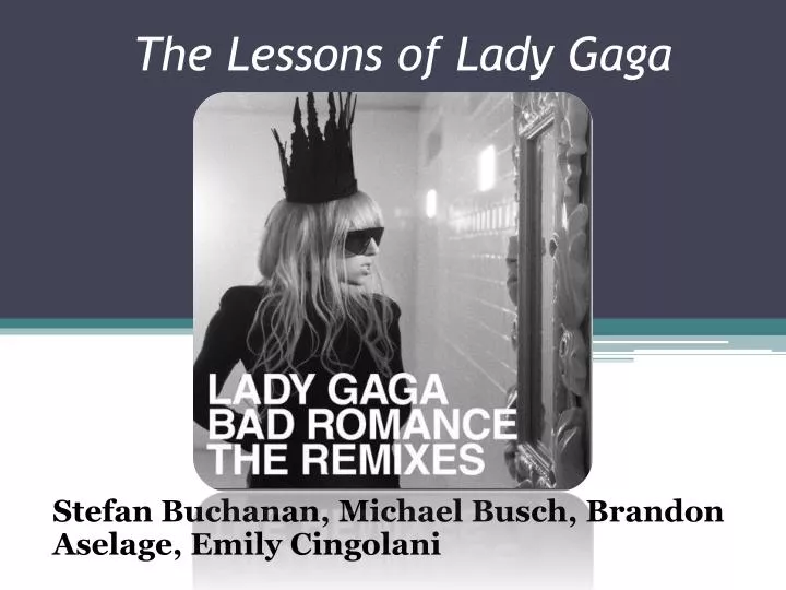 the lessons of lady gaga n.