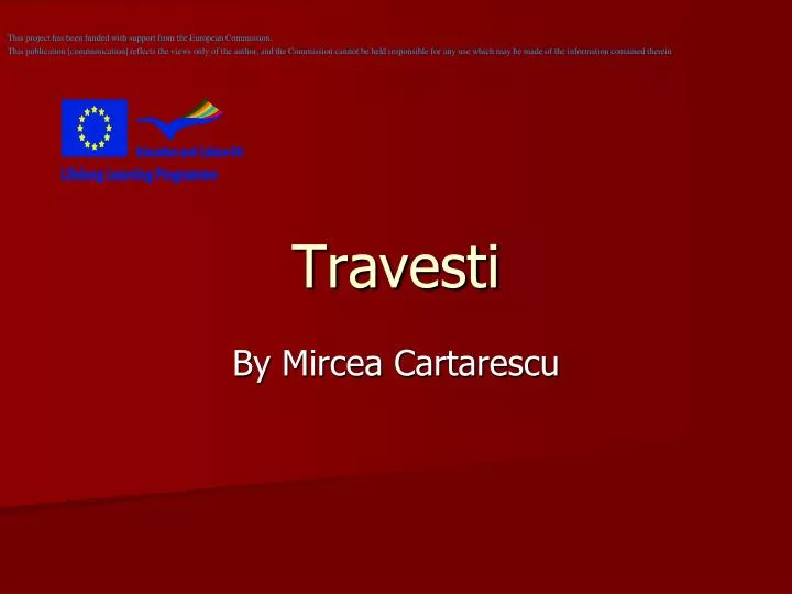 Ppt Travesti Powerpoint Presentation Free Download Id 5348473
