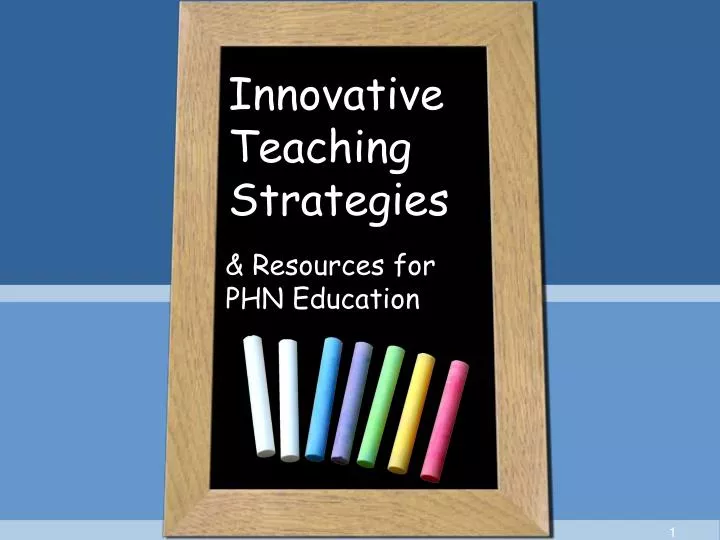 powerpoint presentation on innovative teaching strategies