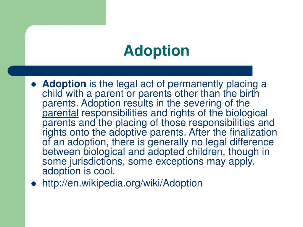 thesis about adoption