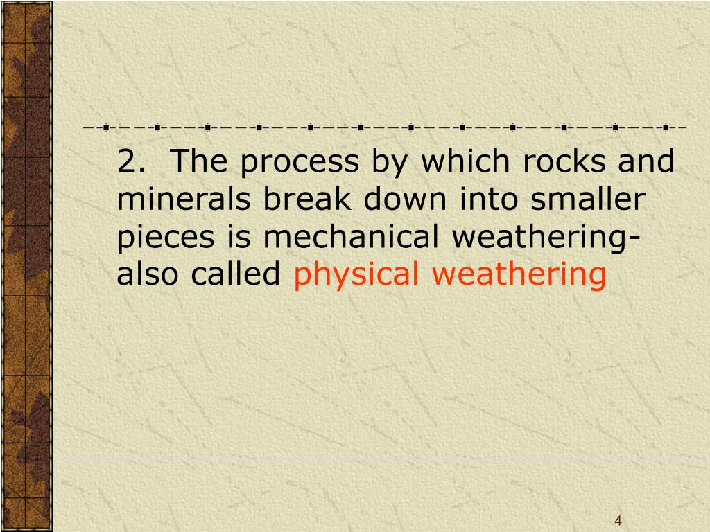 Ppt Chapter 7 Weathering Erosion And Soil Powerpoint Presentation Free Download Id