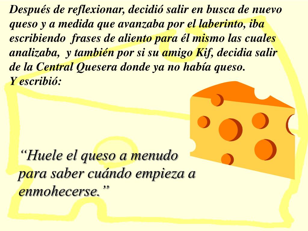Video De Donde Esta Mi Queso PPT - ¿Quién se ha llevado mi queso? PowerPoint Presentation, free