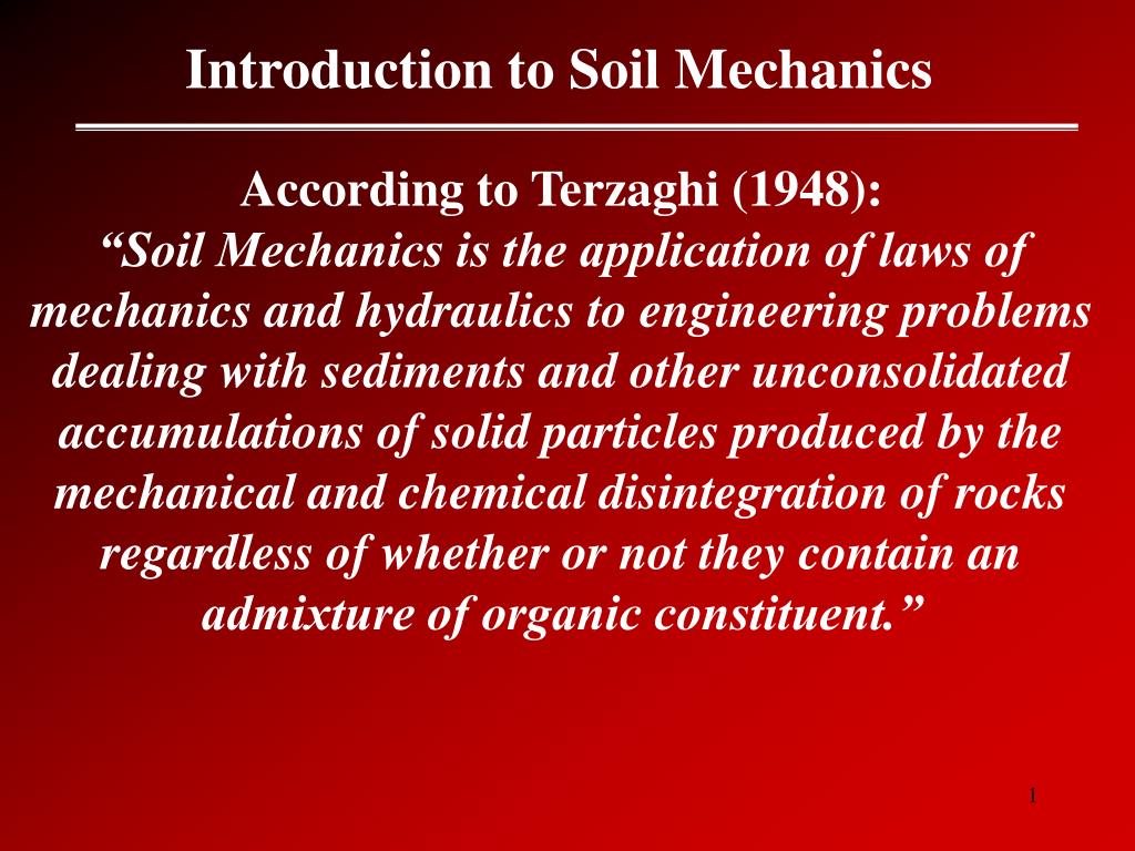 PPT - Introduction to Soil Mechanics PowerPoint Presentation, free download  - ID:5350460