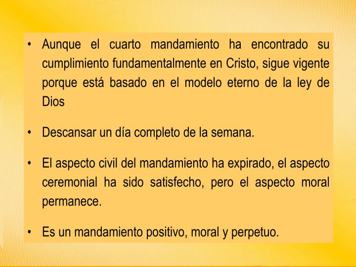 PPT - EL CUARTO MANDAMIENTO PowerPoint Presentation - ID:5351568 PPT - EL CUARTO MANDAMIENTO PowerPoint Presentation - ID:5351568