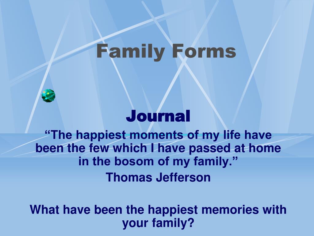 PPT Family Forms PowerPoint Presentation Free Download ID 5352222