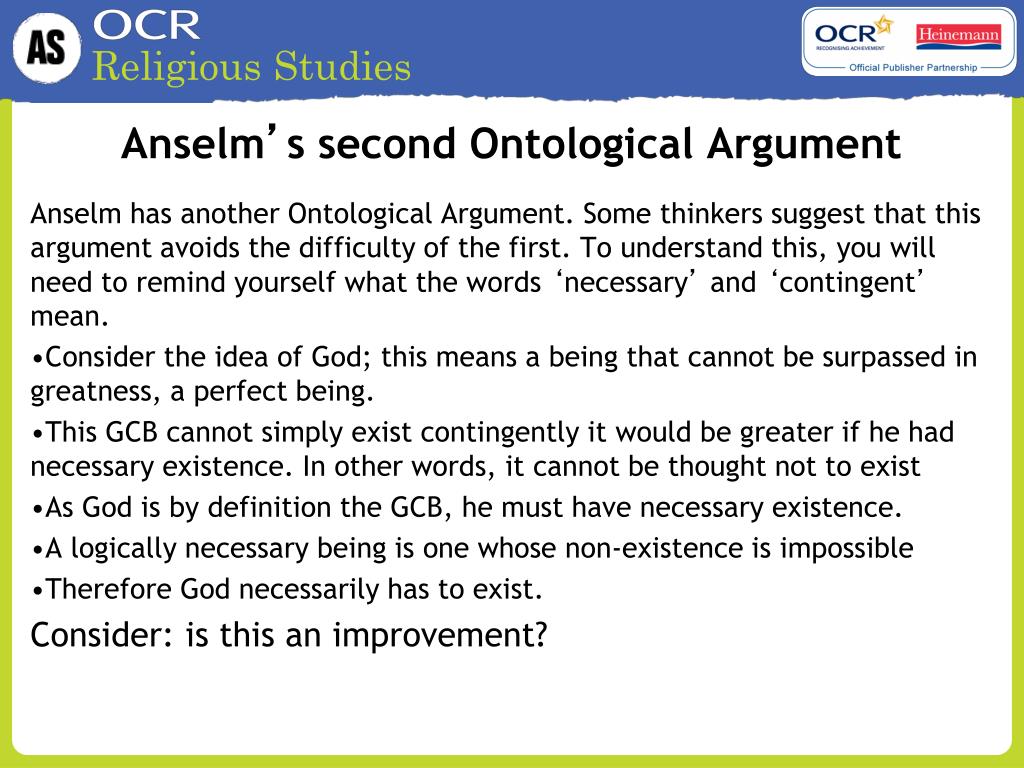 ontological argument thesis