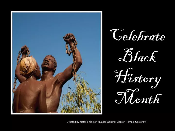 PPT Celebrate Black History Month PowerPoint Presentation, free
