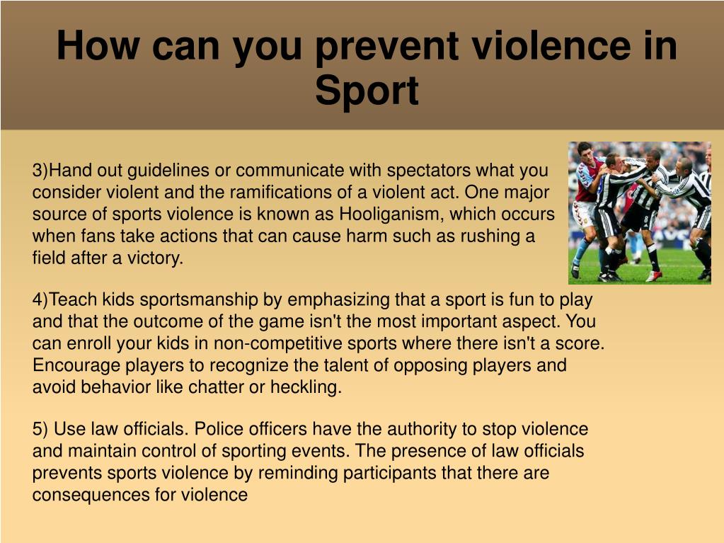 violence in sports essay