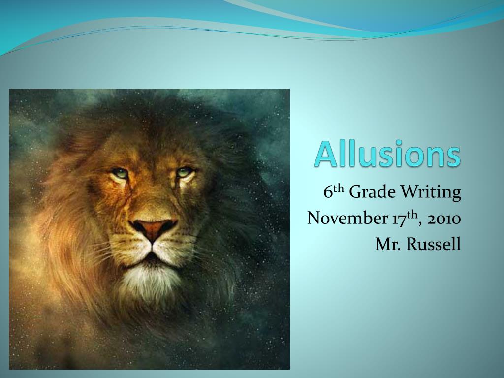 PPT - Allusions PowerPoint Presentation, free download - ID:1947986