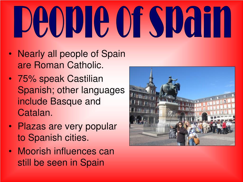 presentation about spain in english