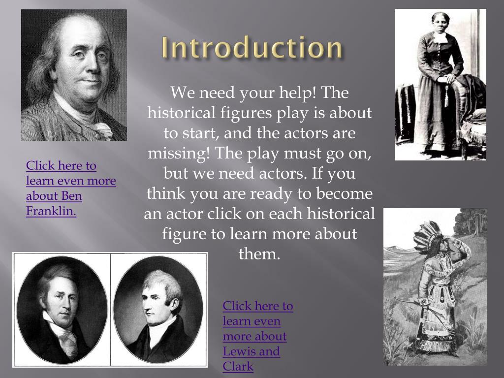 historical figures presentation