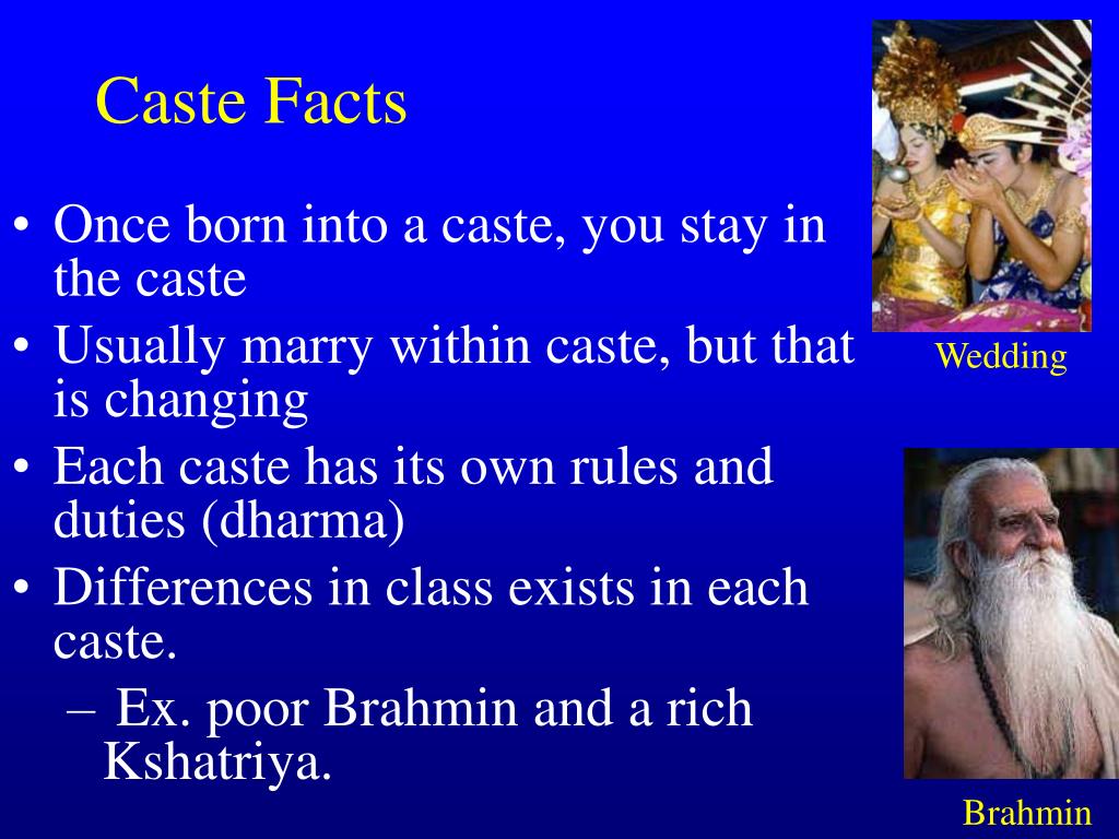 presentation on caste system
