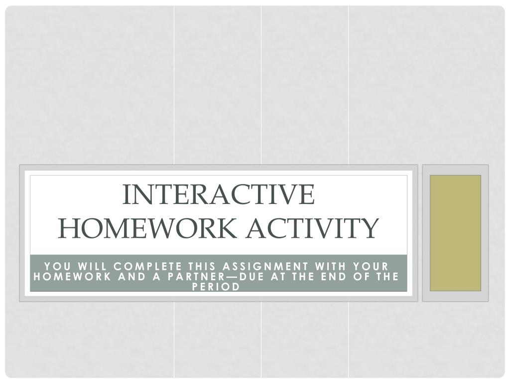 interactive homework
