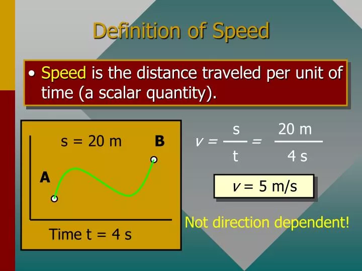 Ppt definition of speed powerpoint presentation free download id 