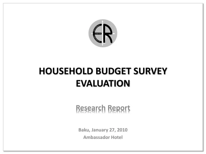 Ppt household budget survey evaluation powerpoint presentation free