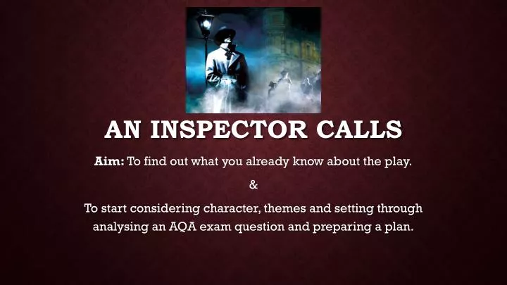 an inspector calls n.