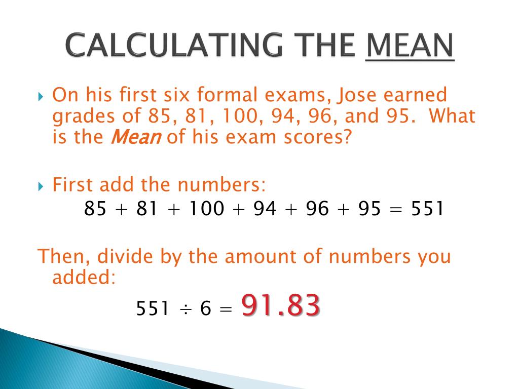 PPT HOW TO CALCULATE MEAN AND MEDIAN PowerPoint Presentation, free