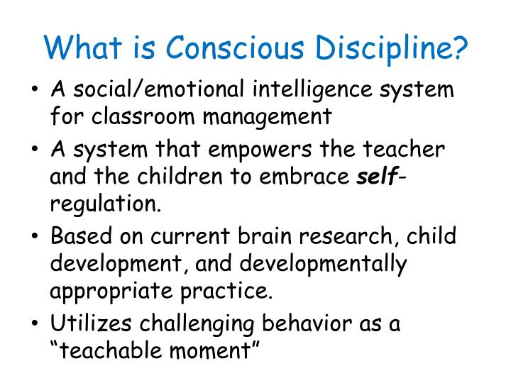 What Is Conscious Discipline