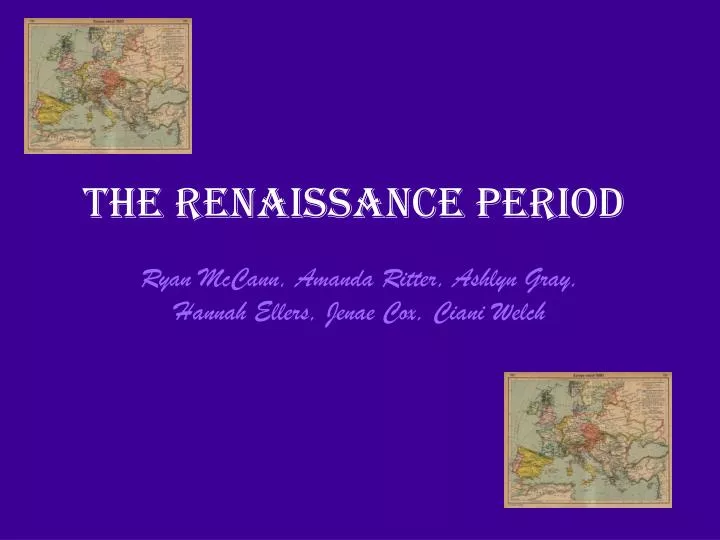 the renaissance period the renaissance period