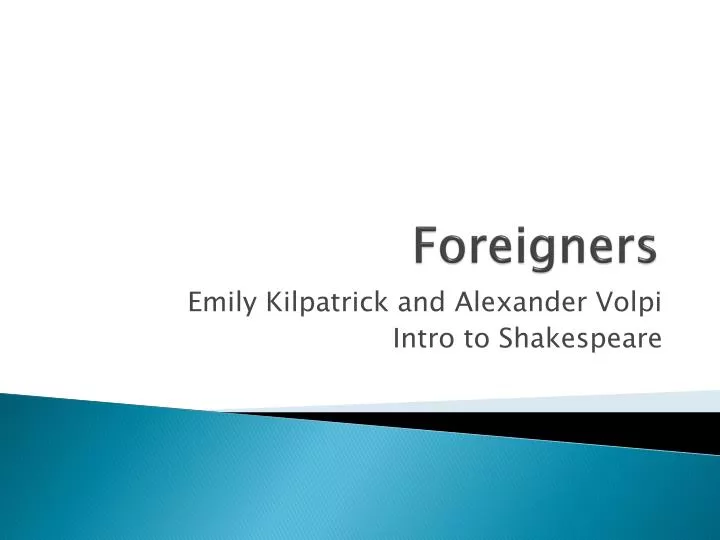 foreigner meaning foreigner meaning
