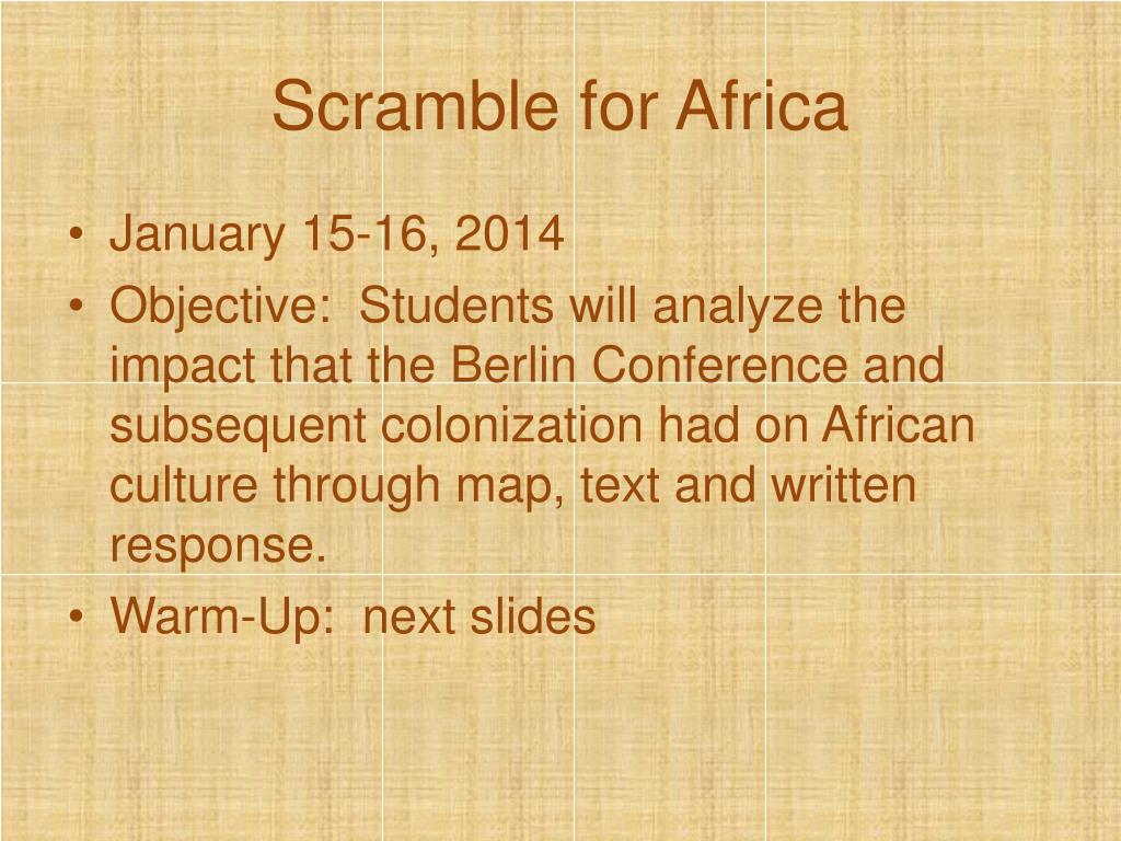 Ppt Scramble For Africa Powerpoint Presentation Free Download Id Ppt Scramble For Africa Powerpoint Presentation Free Download Id