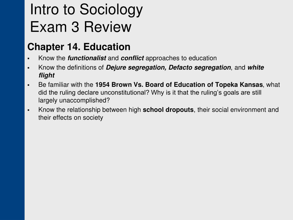 Ppt intro to sociology exam 3 review powerpoint presentation free