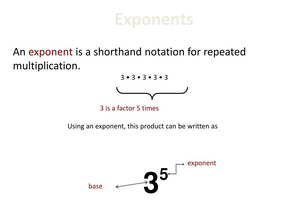 ppt-an-exponent-is-a-shorthand-notation-for-repeated-multiplication-powerpoint-presentation