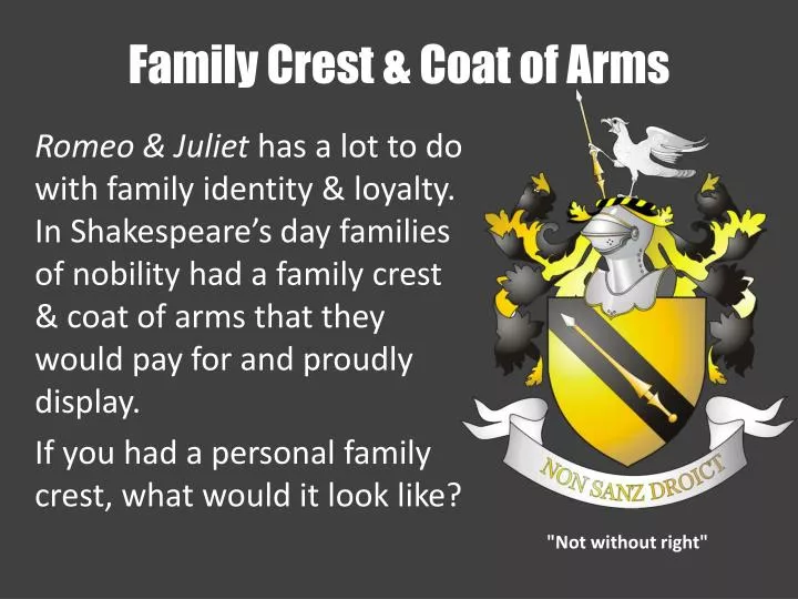 Ppt Family Crest Coat Of Arms Powerpoint Presentation Free Download Id