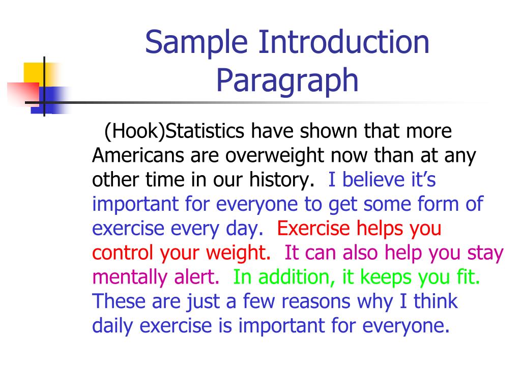 how to write a introduction paragraph for a essay