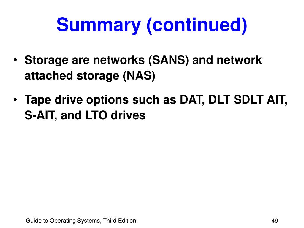 PPT Using and Configuring Storage Devices PowerPoint Presentation
