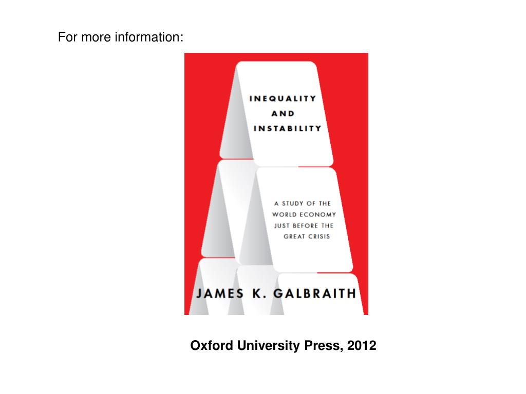 PPT - Inequality and Instability A Study of the World Economy Just ...