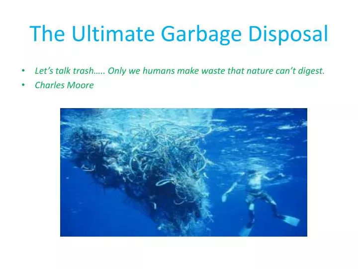 the ultimate garbage disposal n.